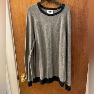 Large crewneck sweater
